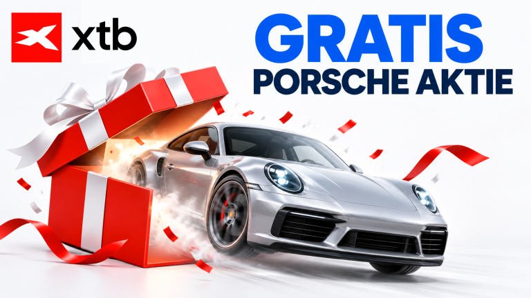 XTB-Neukundenbonus: Gratis-Porsche-Aktie sichern
