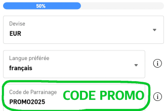 Code de parrainage XTB