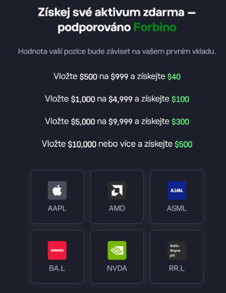 etoro výběr akcie zdarma