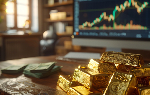 zlato obchodované na burze