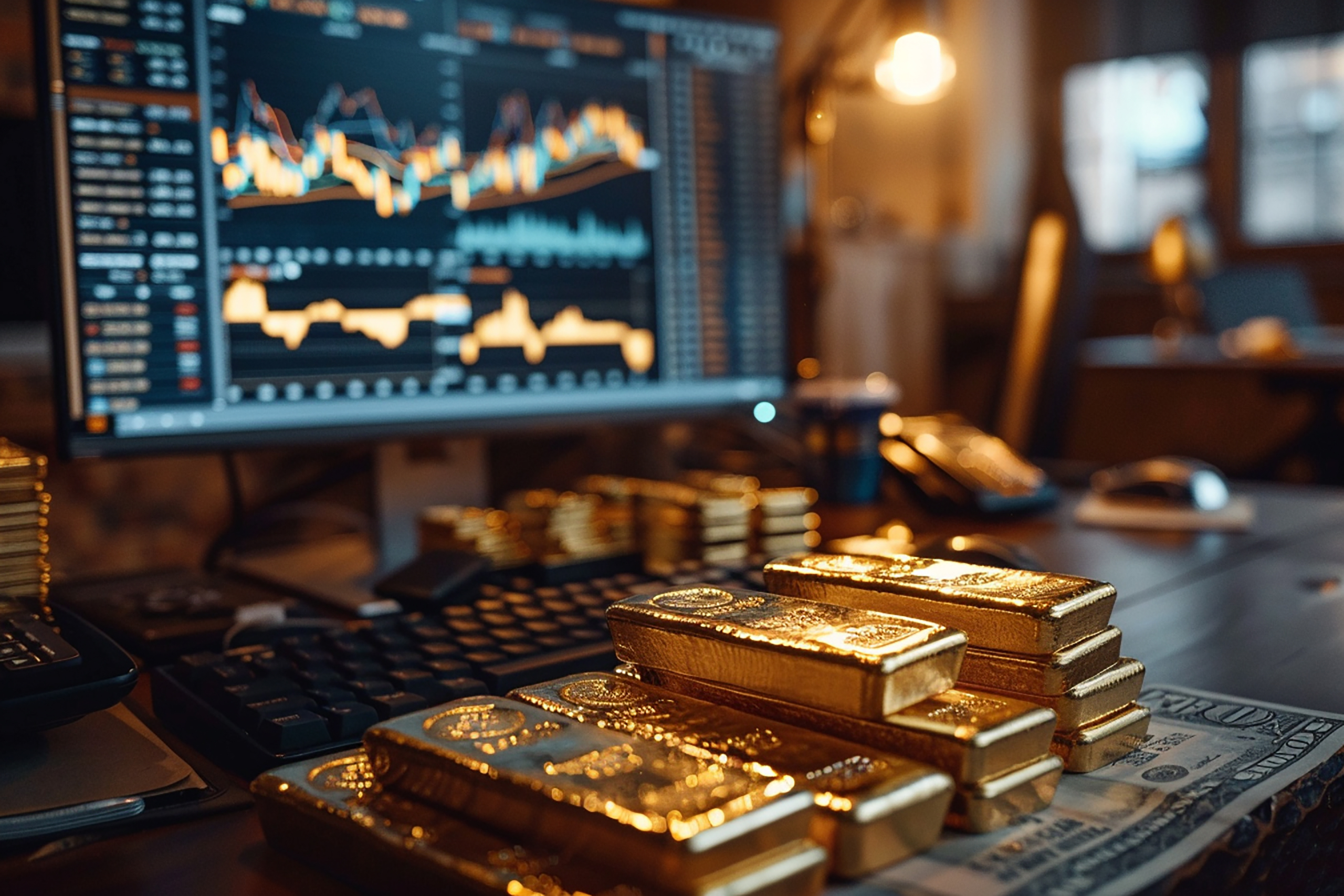 Kde koupit zlatou cihlu nebo slitek – srovnání TOP 5 brokerů