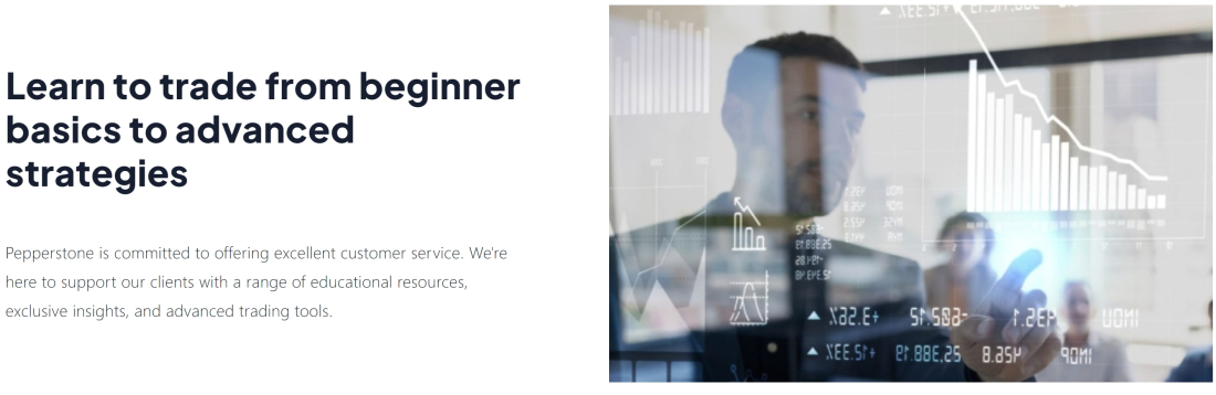 educación de pepperstone