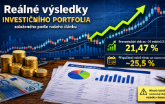 reálné výsledky investování u XTB za posledních 10 měsíců