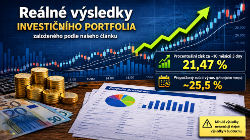 reálné výsledky investování u XTB za posledních 10 měsíců