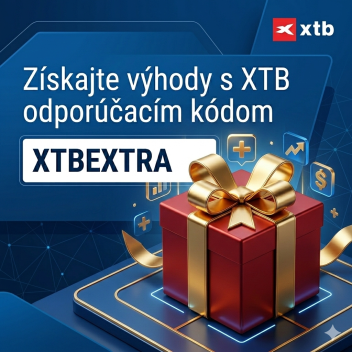 XTB odporúčací kód - XTBEXTRA