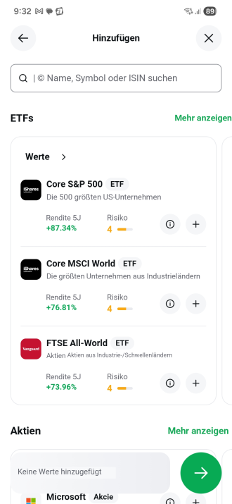 Výběr ETF do vlastního investičního plánu XTB