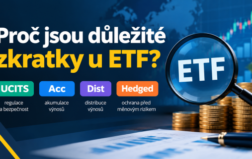 Zkratky u ETF - UCITS, Acc, Dist nebo Hedged